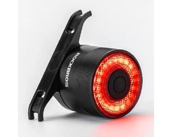 ROCKBROS Slimme Fiets Achterlicht – USB-C Oplaadbaar | Remsensor | Waterdicht | Voor Stadfiets MTB & Racefiets