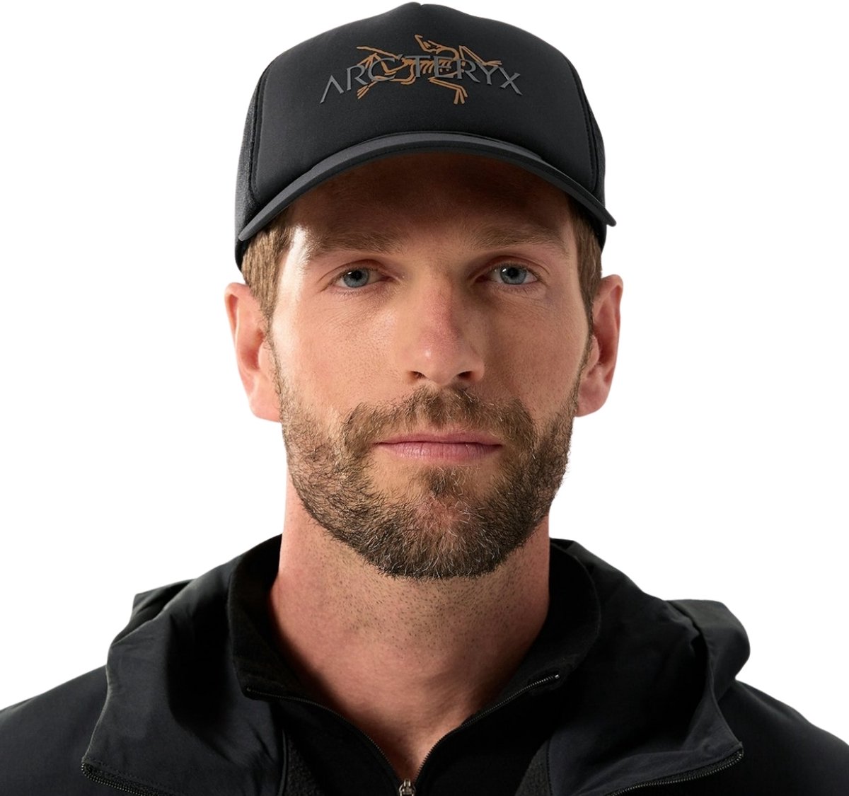 Arcteryx Bird Word Trucker Hat Zwart
