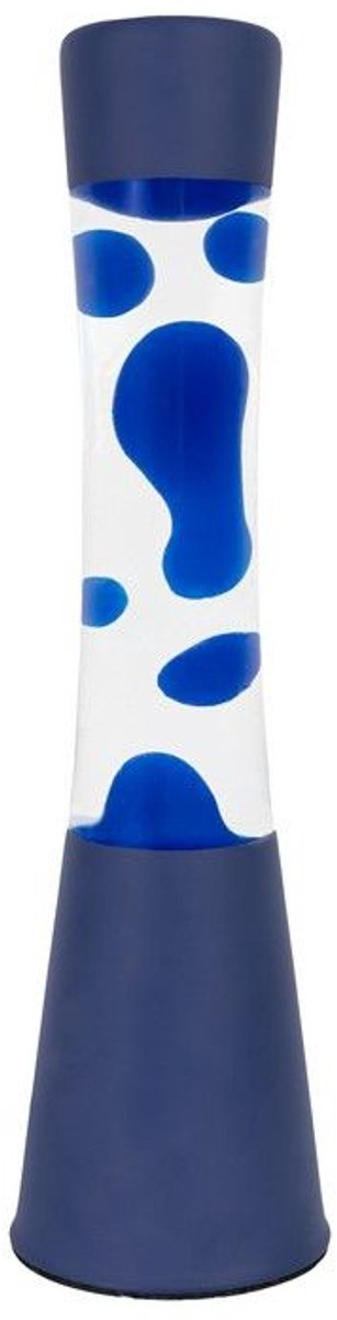 Fisura Grote Design Lavalamp met Blauwe Lava - Blauw