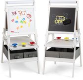 Roba Tour d'Apprentissage Marchepied pour Enfants, réglable en hauteur, bambou, blanc (440113WEB) au meilleur prix sur