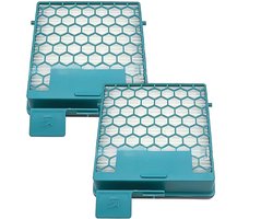 HEPA Filter - Vervangt Filter - Filter - geschikt voor Miele boost CX1 series - Vervangt 11639240 Hygiene AirClean SF HY 60 - 2 stuks - Blauw