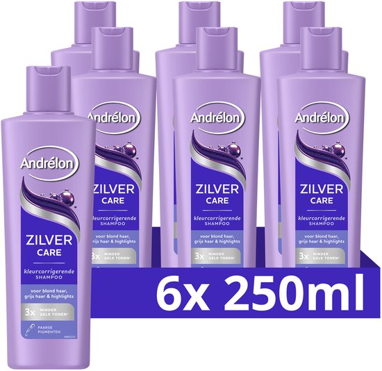 Andrélon – Shampoo – Zilver Care – 6 x 250 ml