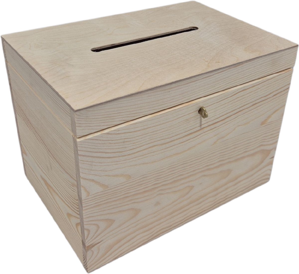 Houten Envelopkist – Massief Grenen – Ideaal voor Bruiloften & Feestjes