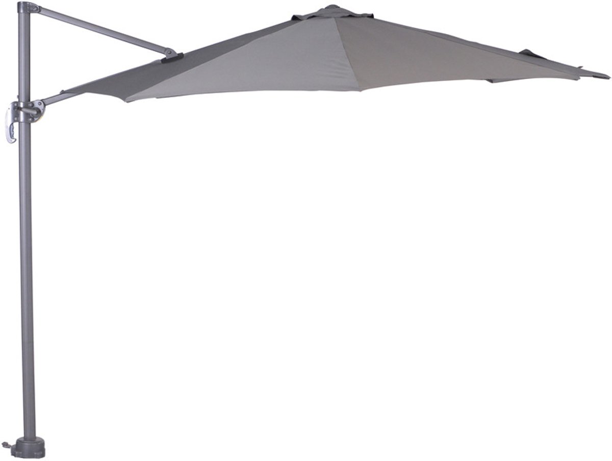 Garden Impressions Hawaii S zweefparasol - 300 cm - carbon black/ donkergrijs