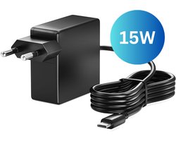 ViaDennis USB C kabel met adapter 15W - Universeel voor alle telefoons - USB-C oplader