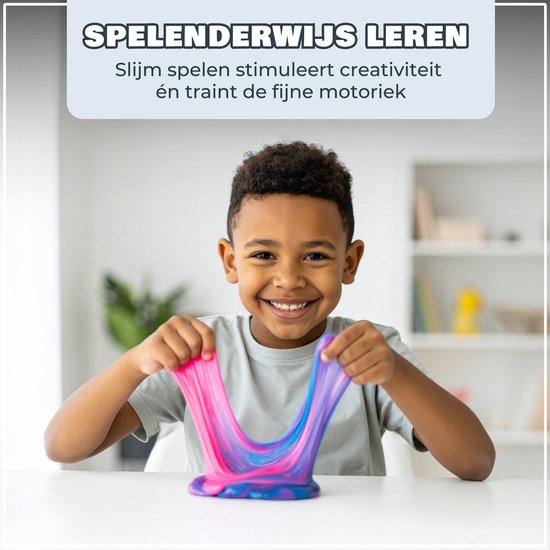 Adeokay Slijm Maak Je Eigen Set, Cadeau Meisjes 6-12 Jaar Slijm Set Cadeau Ideeën Fluffy Spullen Verjaardagscadeau voor Meisjes