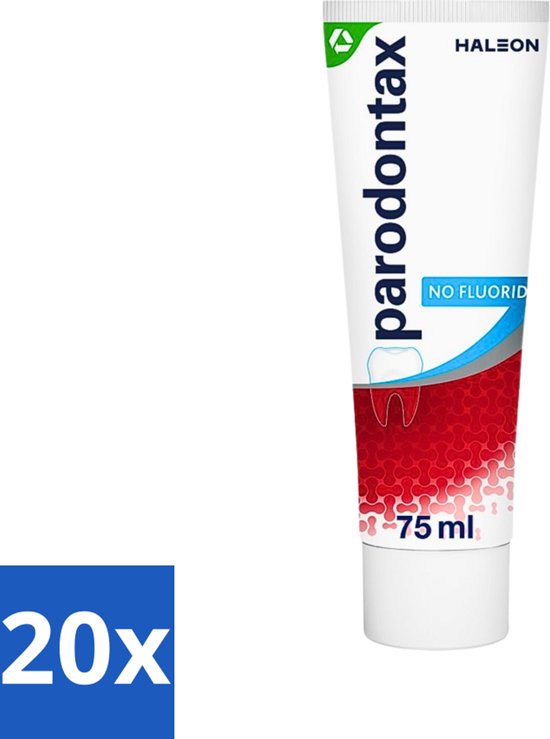 20 x Parodontax - Tandpasta - Fluoride Vrij - 75ml - Fluoridevrije ...