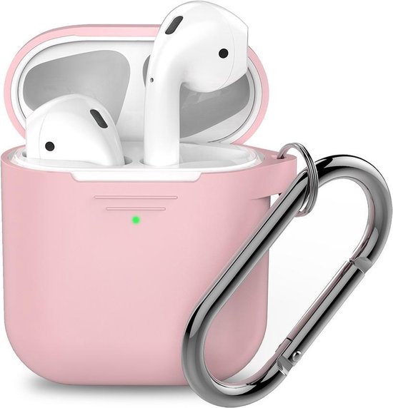 KeyBudz Podskinz Keychain cover voor Airpods oplaadcase - Blush Pink