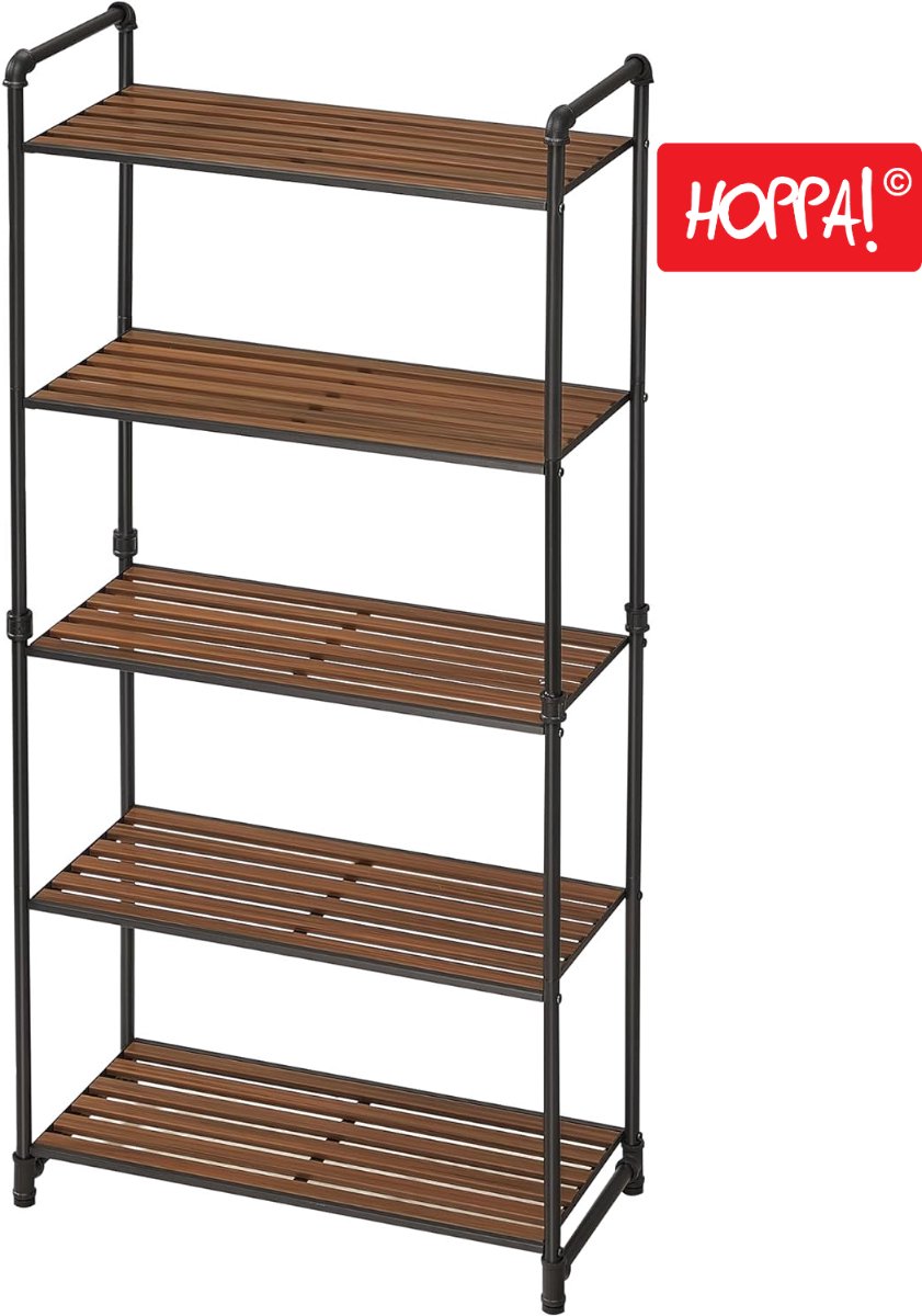Hoppa! Opbergrek - Bruin - 64x30x130 (BxDxH)