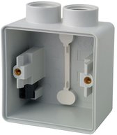 REV kookplaat aansluitdoos, 5x2,5 mm², wit