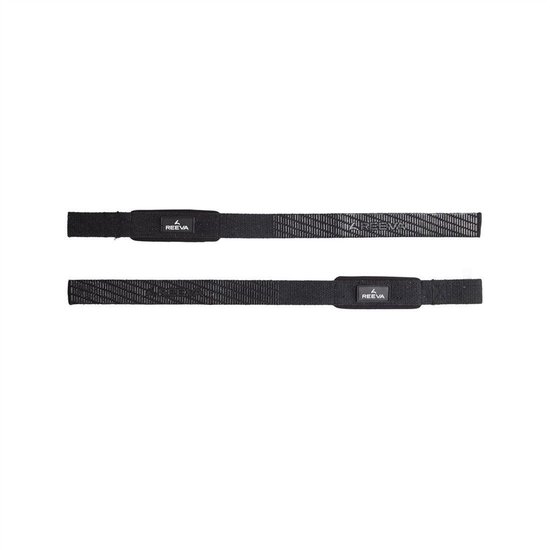 Reeva Lifting Straps - Zwarte Lifting Straps met padding - Wrist Wraps - Lifting grips - Verkocht per paar - Fitness Straps geschikt voor mannen en vrouwen
