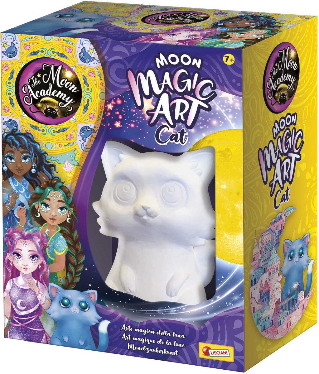 Lisciani - moon academy - moon magic art - cat
