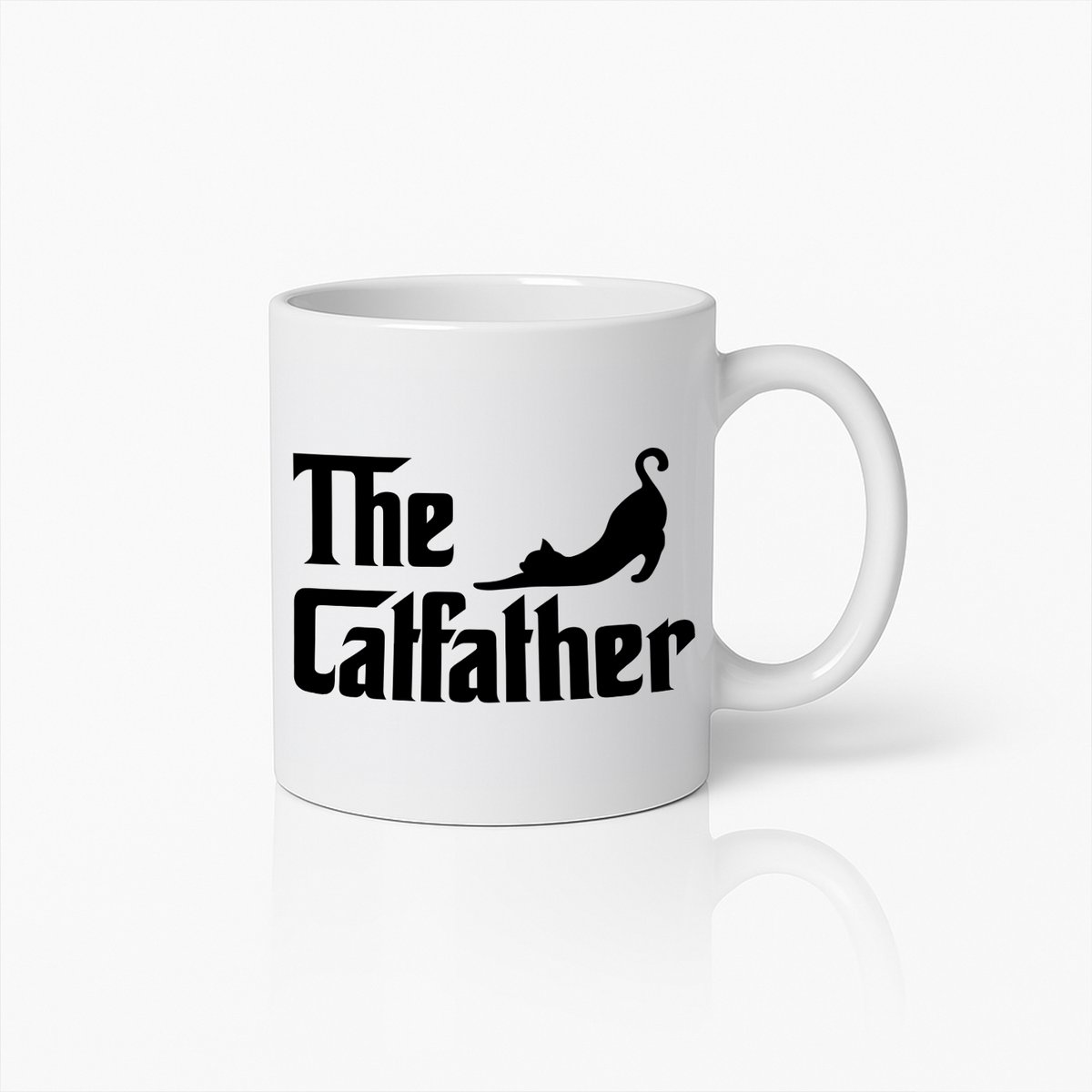 The Catfather Grappige Mok voor Kattenliefhebbers 330ml – Uniek Cadeau voor Katteneigenaren & Dierenliefhebbers