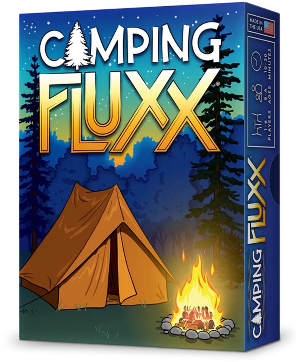 Camping Fluxx – Kaartspel – Veranderende Regels & Kampeerplezier – Gezelschapsspel - Engelstalig - Looney Labs