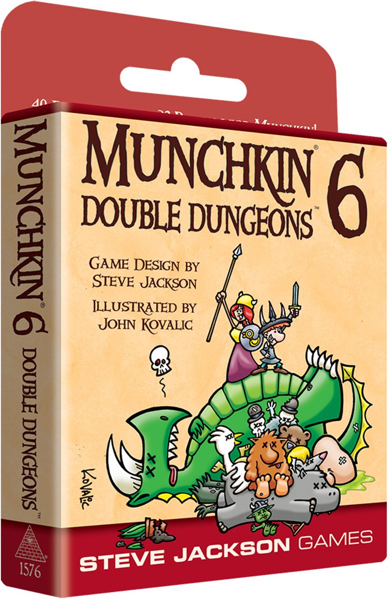 Munchkin 6 - Uitbreiding Double Dungeons - Engelstalig Kaartspel