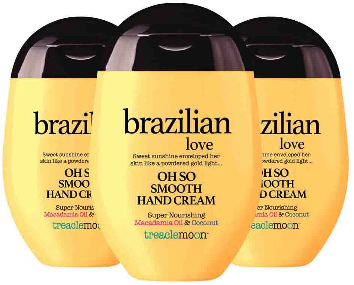 Treaclemoon Brazilian Love Handcrème - 3 x 75 ml - Voordeelverpakking