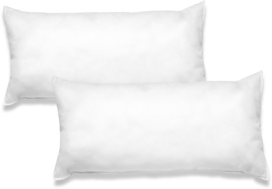 liebling 40 x 80 cm hoofdkussen Ultrasonic | set van 2 | tijk van spunbond polypropyleen | Made in EU | wasbaar op 40 graden | wit