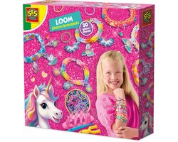 SES Creative Unicorn - Loom Bedelarmbandjes - Armbandjes Maken - Knutselen - Voor Meisjes Vanaf 6 Jaar