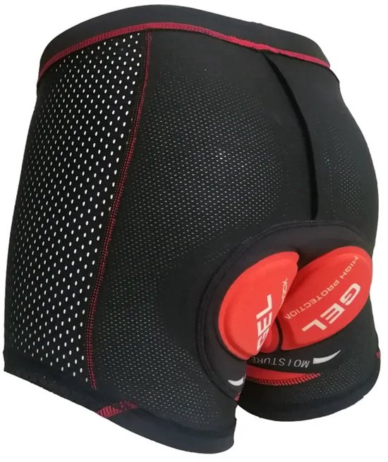 Mountainbike Onderbroek Mesh - MTB Broek - Fiets Sportonderbroek - Onderbroek met Zeem - Gel Pad Shockproof - Maat XL - Zwart — afbeelding 2