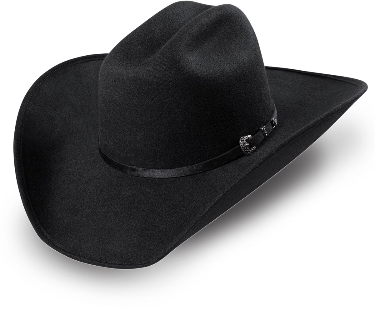 Western hoed Jasper 100% polyester met linnen binnenvoering waterafstotend Stars&Stripes maat 58