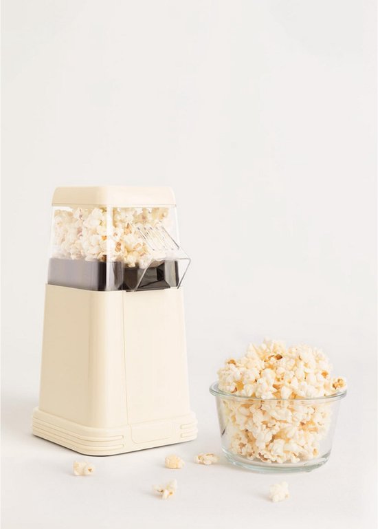ApexArte® Premium Popcorn Machine - Popcornmakers - Popcornpan - Mais - Gebroken Wit — afbeelding 4