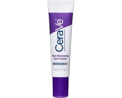 CeraVe Skin Renewing Oogcrème - Geschikt voor een gevoelige huid - Met Peptide Complex - Met 3 Essentiële Ceramiden - 15ml
