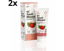 GC Tooth Mousse Strawberry - 2 stuks - Voordeelverpakking