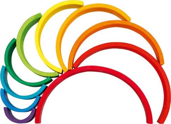 Goki Regenboog Bouwblokken, 11dlg. van goki — afbeelding 5