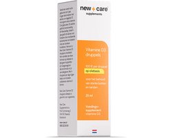 New Care Vitamine D3 druppels oliebasis - 25ml - vegetarisch