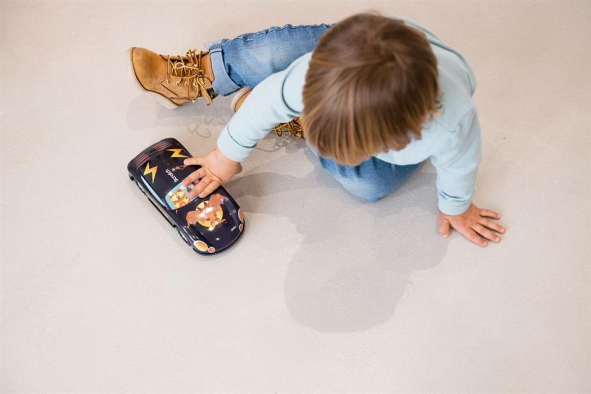 SCRATCH Auto - Superheld - 23X10X7Cm - Met Frictie - 3 Jaar