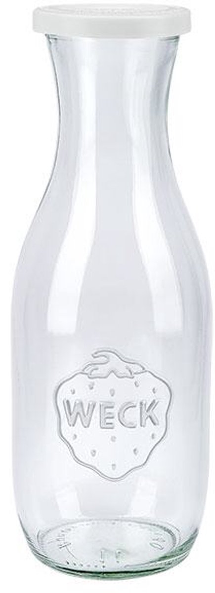 Weck Sapfles met deksel (1062ml) 1/1L 6-stuks