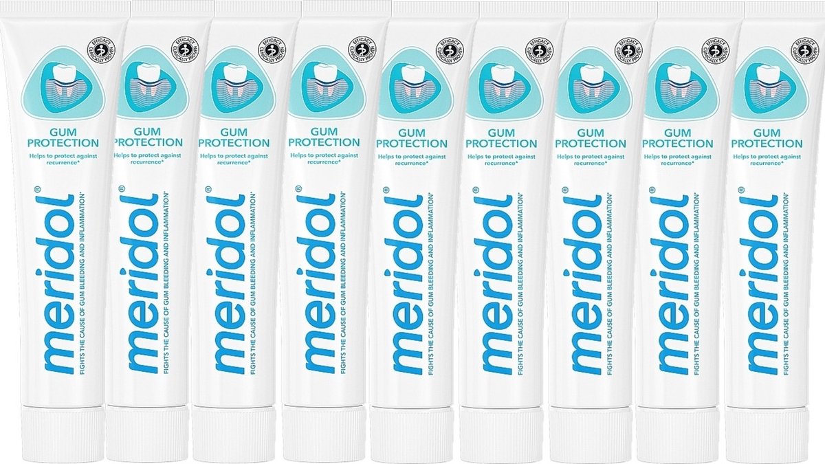 Meridol Tandpasta - Voordeelverpakking 9 x 75 ml