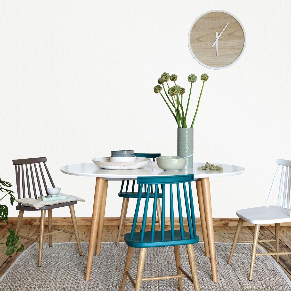 Effen behang in wit, Ideaal voor woonkamer, slaapkamer, en hal Bianca Wit behang met linnen structuur, BRICOFLOR.NL