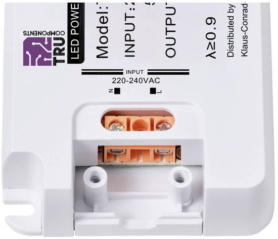 Transformateur LED TRU COMPONENTS TC-YSL50F-2402080 Tension constante 50 W 2,08 A V/ DC Convient pour les meubles, les surtensions