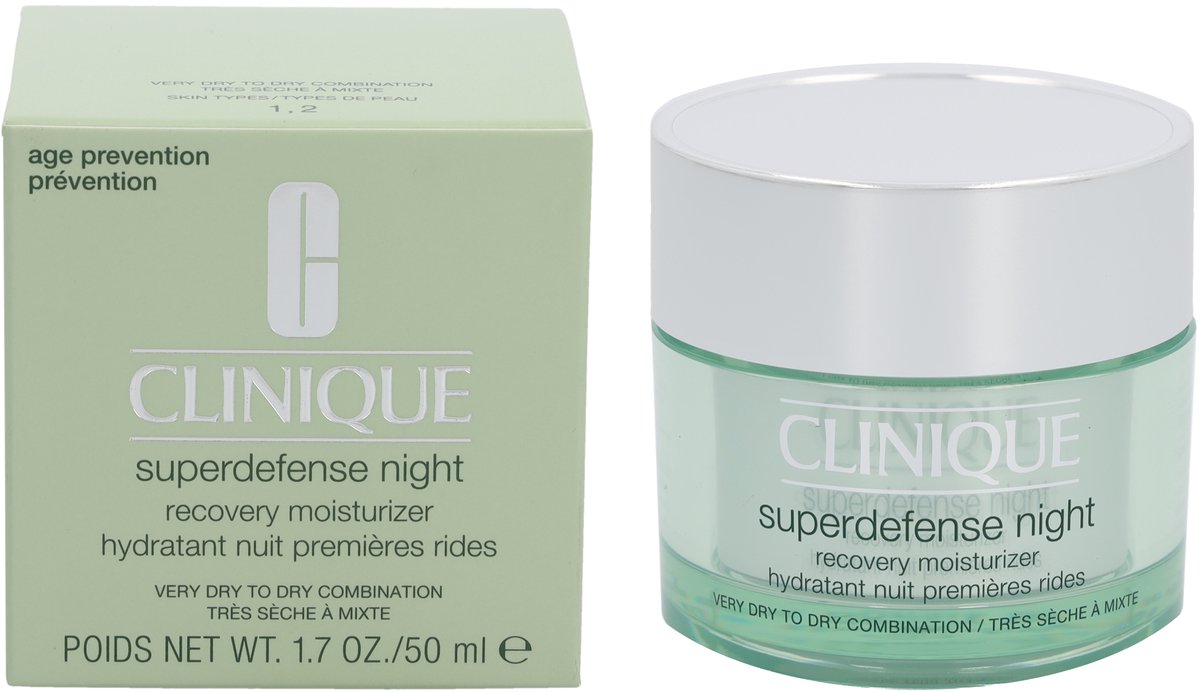 Clinique Superdefense Night Recovery Moisturizer - Nachtcrème - 50 ml