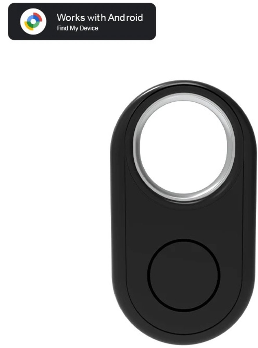 Android Locatie Tracker - GPS Tracker - GPS Volgsysteem - Bluetooth Tracker - Real-time Tracking - Smart Tag – Key Finder - Koffer Tracker - Geschikt Alle Android Telefoons - Werkt met Google Find My App - Zwart