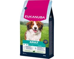 Eukanuba Adult Small & Medium Breed Lam&Rijst - Hondenbrokken - 12 kg