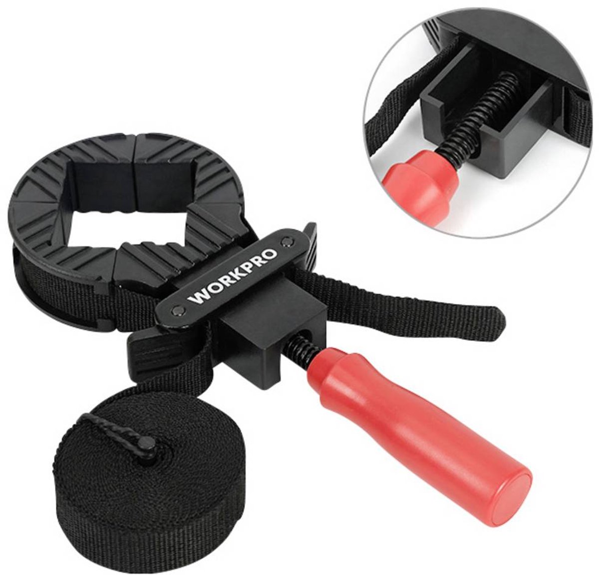 WorkPro WP232044 Bandspanner Afmeting, lengte: 294 mm