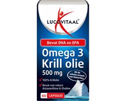 Lucovitaal Omega 3 Krill olie 500 mg - 60 capsules