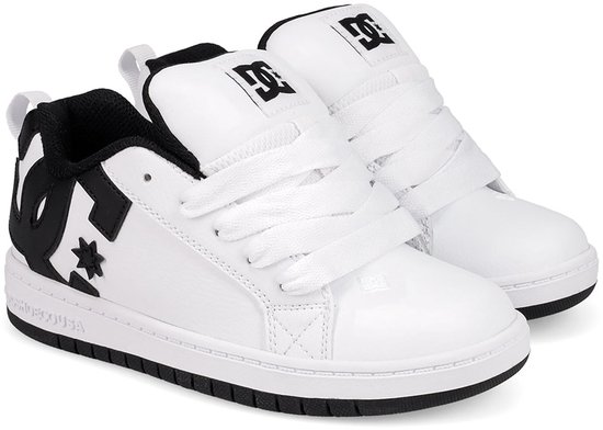 DC Shoes Court Graffik Sneaker jongens, Black Grey White, 37 EU : DC Shoes