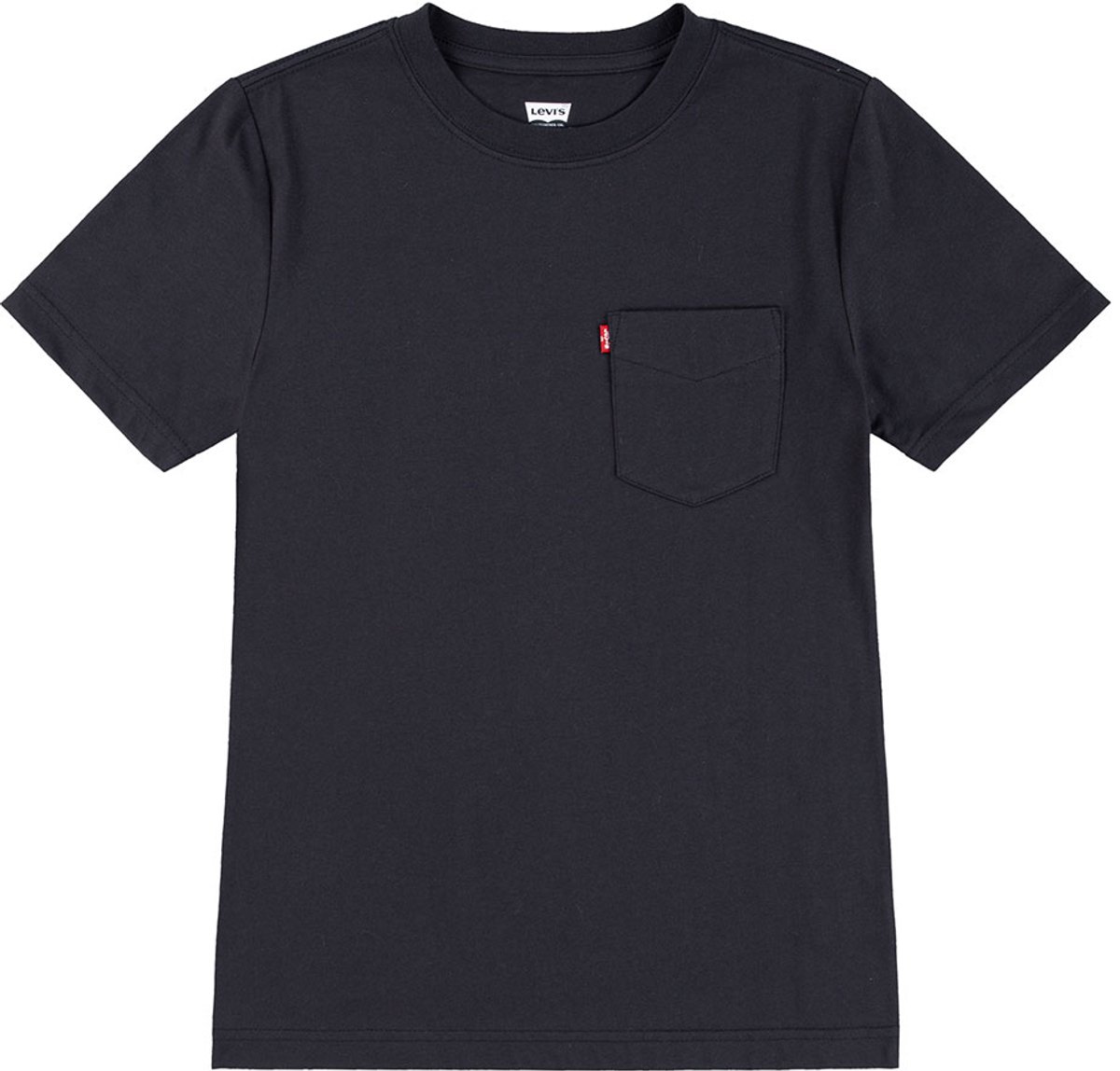 Levi´s ® Kids Sunset Pocket T-shirt Met Korte Mouwen 12 Years Jongen Zwart