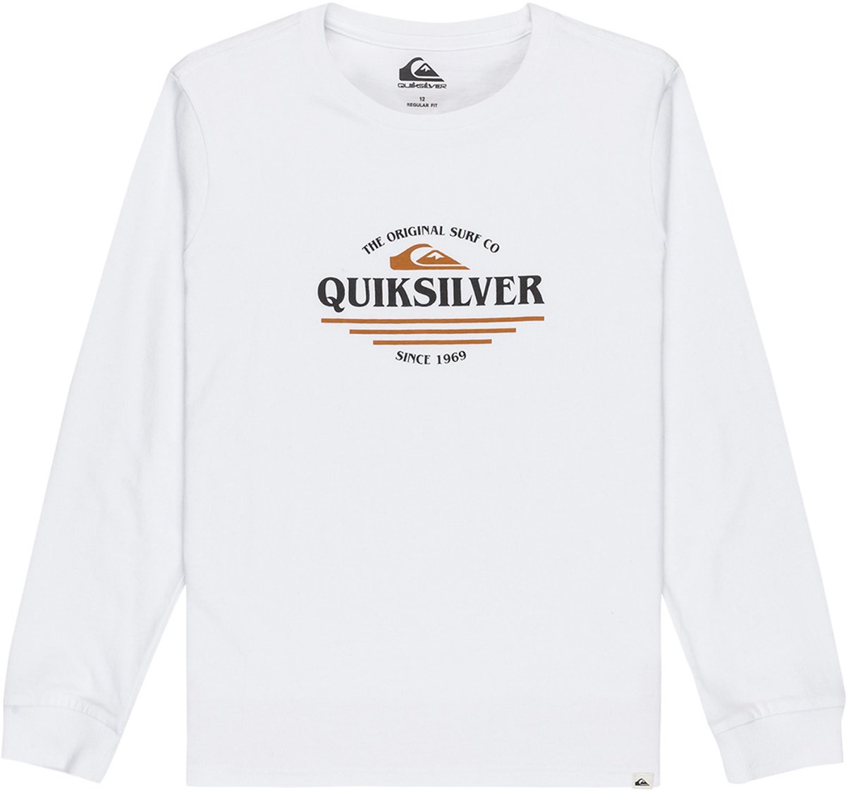 Quiksilver Ev Type Line T-shirt Met Lange Mouwen 8 Years Jongen Wit