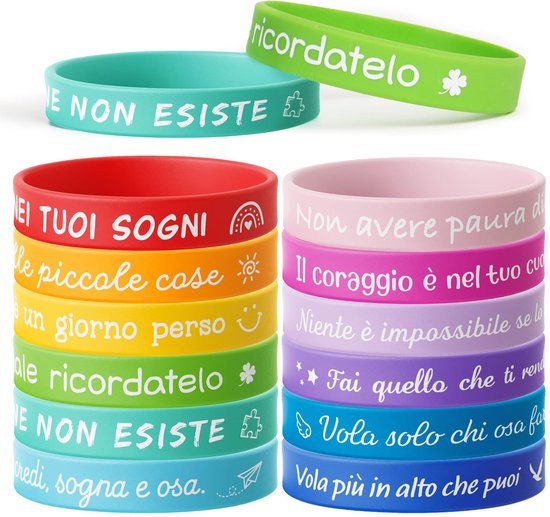 12 x zwarte rubberen armband, één maat, rubber, zonder steen, One Size, Rubber, Zonder steen