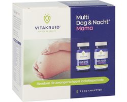 Vitakruid Multi Dag & Nacht mama Voedingssuplement - 30 Dag tabletten - 30 Nacht Tabletten