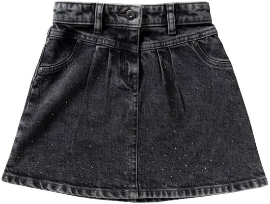 Vos envies jupe hiver fille - gris - denim, paillettes, stretch