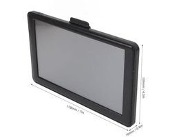 7 inch HD touchscreen GPS PND navigatie voor auto vrachtwagen bus met dubbele navigatiesystemen, postcode zoeken, spraakbegeleiding (Europese versie)