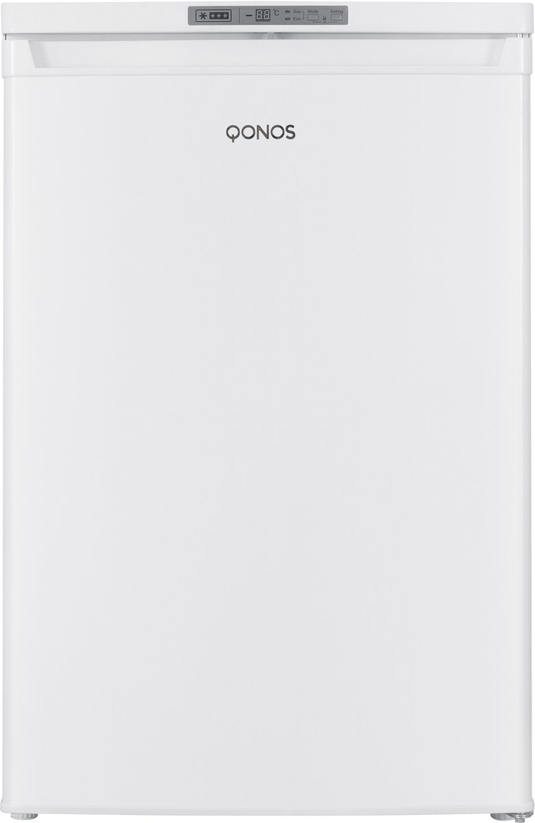 Qonos Q978059 Tafelmodel Vriezer – 91L – Energieklasse D – Stil (40 dB) – Omkeerbare Deur – Wit