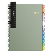 Agenda 2026 – A5 – Weekagenda – Hardcover – Groen