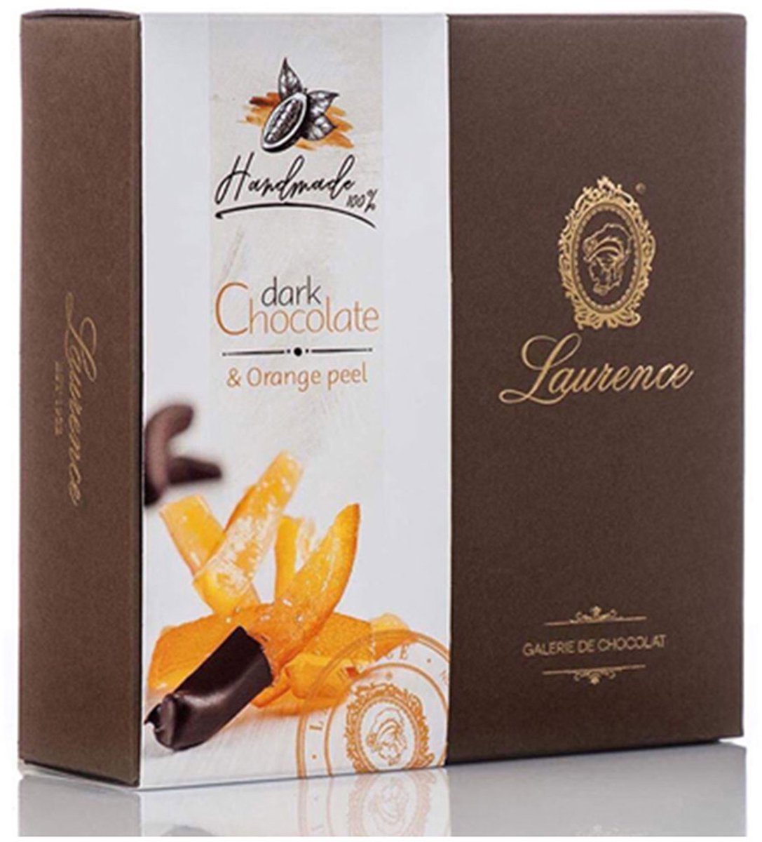 Chocoladesnoepjes met sinaasappelschil Laurence Golden Orange Peel, 140 g