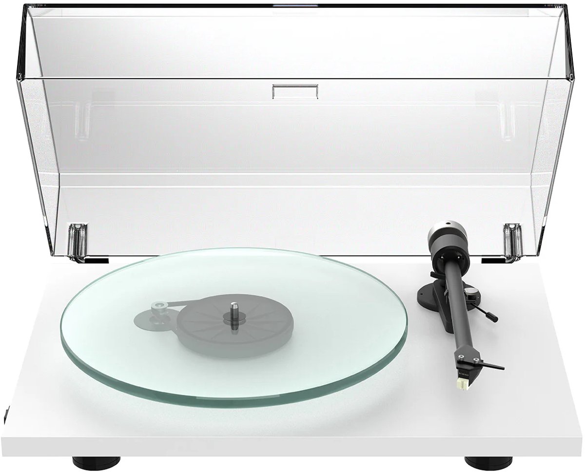 Pro-Ject T2W Rainier Streaming Platenspeler - Multiroom-technologie - WiFi streaming - Moderne Vinyl Speler - Wit